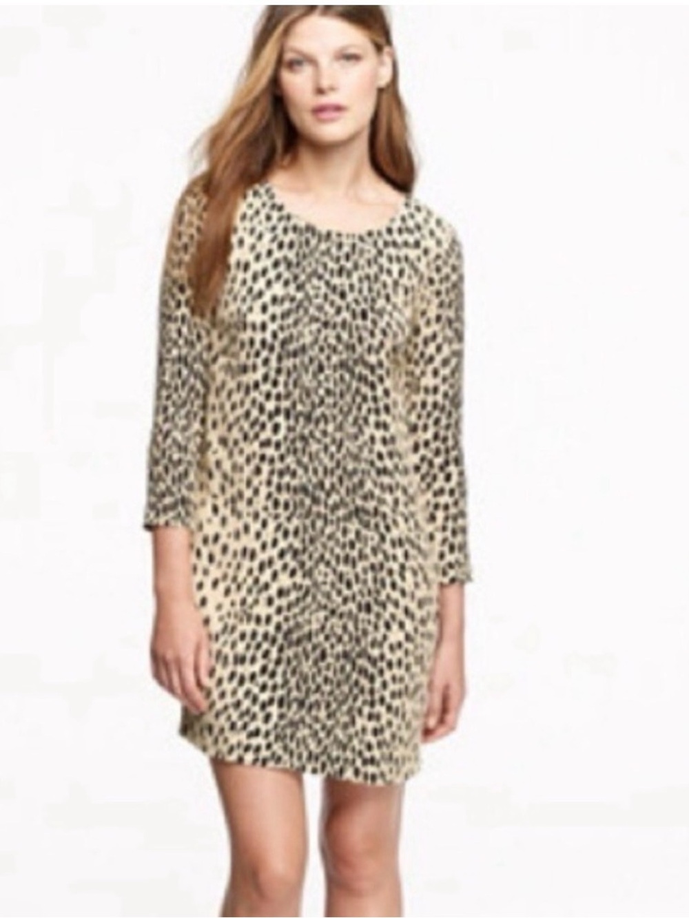 J. Crew Savannah Cheetah Jules Shift Dress 6 - Picture 3 of 5